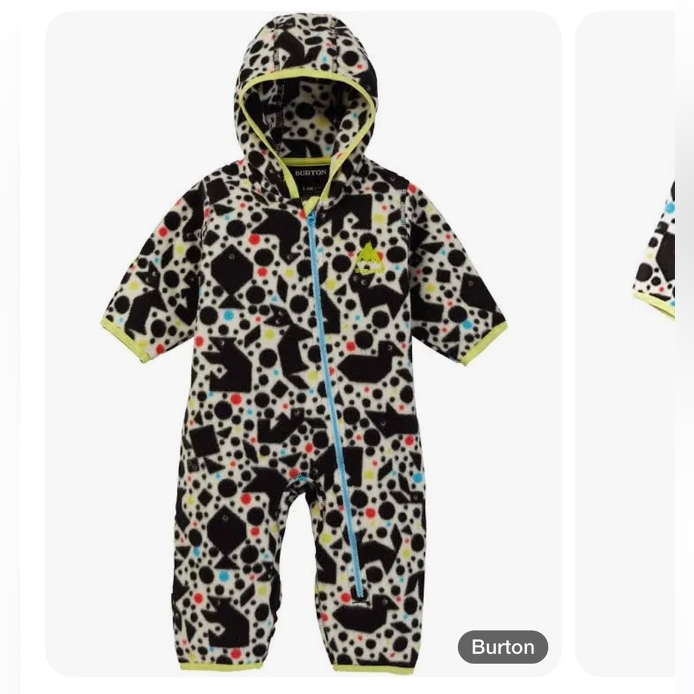 Burton Fleece Baby Onesie (6m)